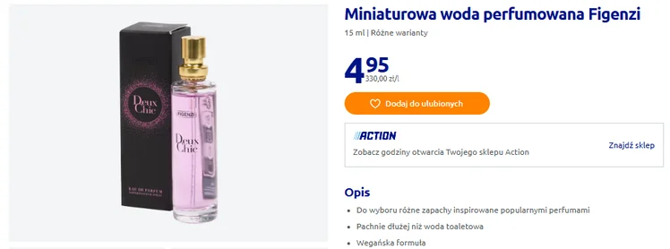 Zdjęcie Action sprzedaje zamiennik perfum za jedyne 5 zł! Fanki tego kutlowego zapachu oszalały #1