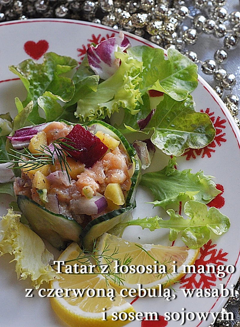 Tatar z łososia i mango - Damsko-męskie spojrzenie na kuchnię