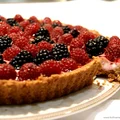 Tarta z malinami