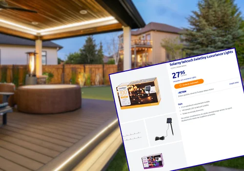 Ten łańcuch solarny z Action za 28 zł to ogrodowy sztos! 8 trybów świecenia, bez prądu, a klimat jak z bajki!