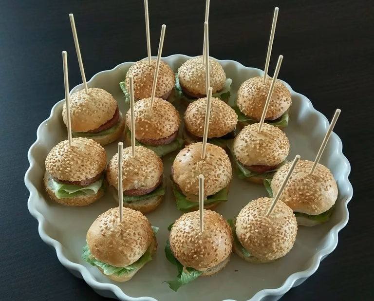 Mini hamburgery