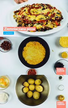 Ziemniaczana pizza z patelni
