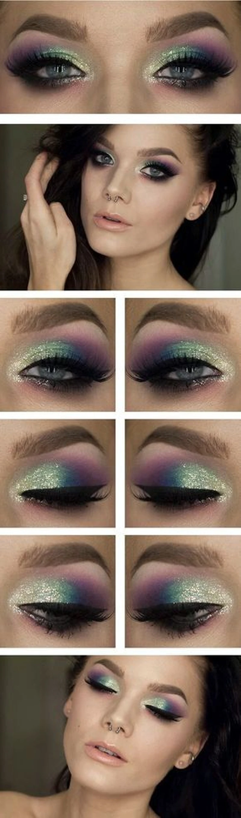 Imprezowy make up