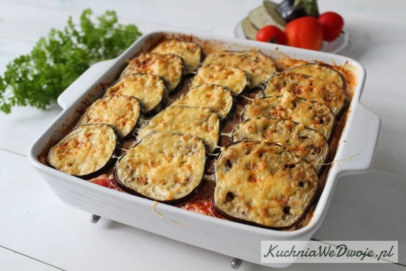 Zapiekanka makaronowa z ricottą i bakłażanem