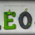 Duże filcowe litery dla Maluszka