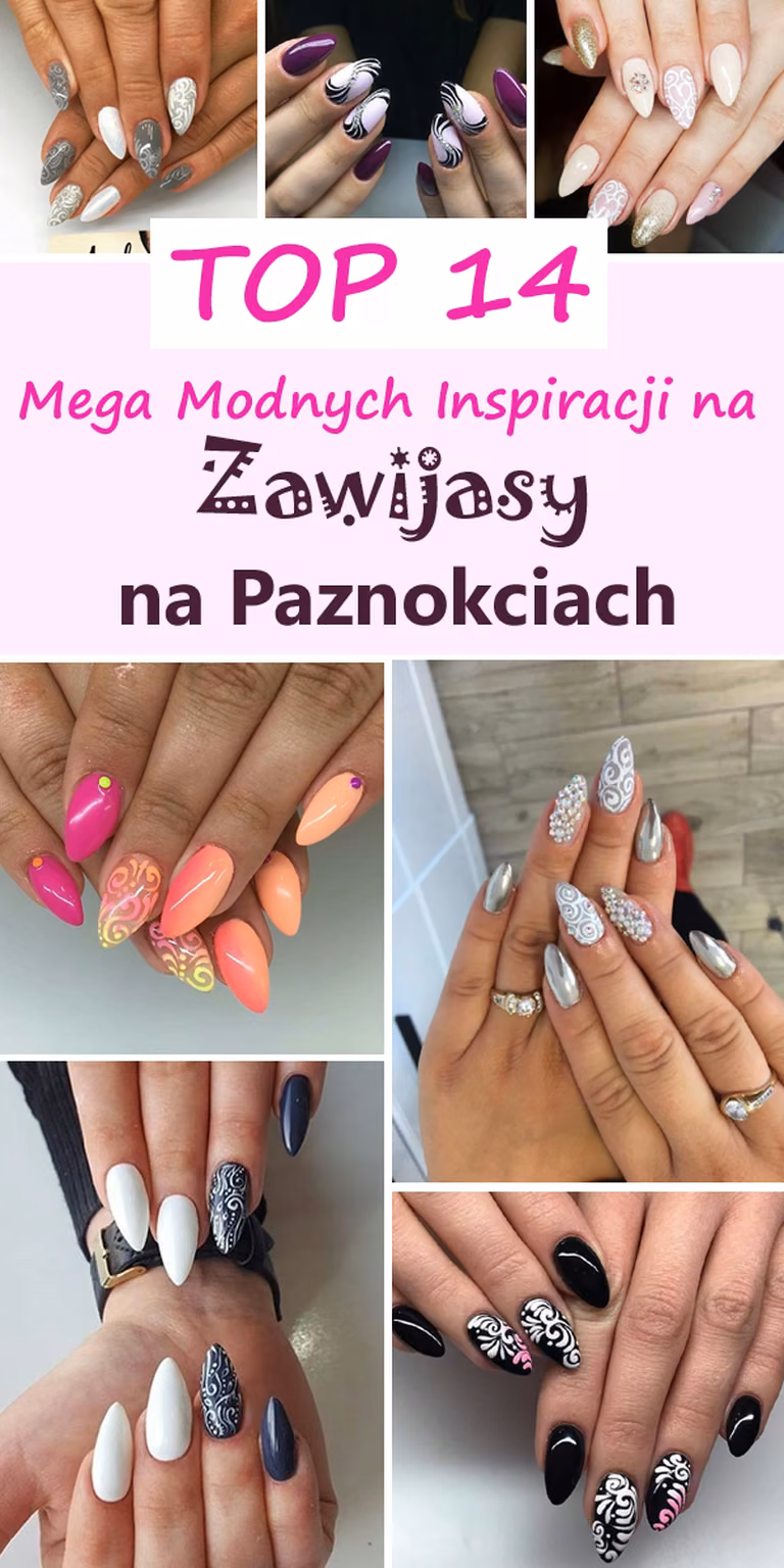 Top 14 Mega Modnych Inspiracji na Zawijasy na Paznokciach [GALERIA]