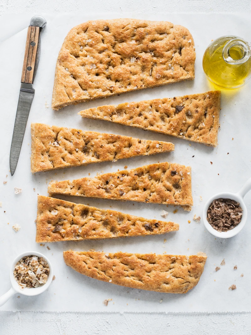 Focaccia na zakwasie