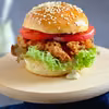 Kanapka a'la Zinger (burger z kurczakiem)