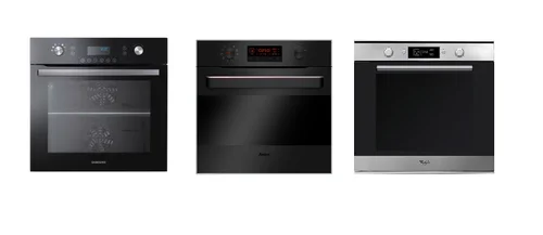 Porównanie piekarników: Samsung Dual Cook BQ1D6G144, Amica EB8562B Integraf, Whirlpool AKZM 8420 NB