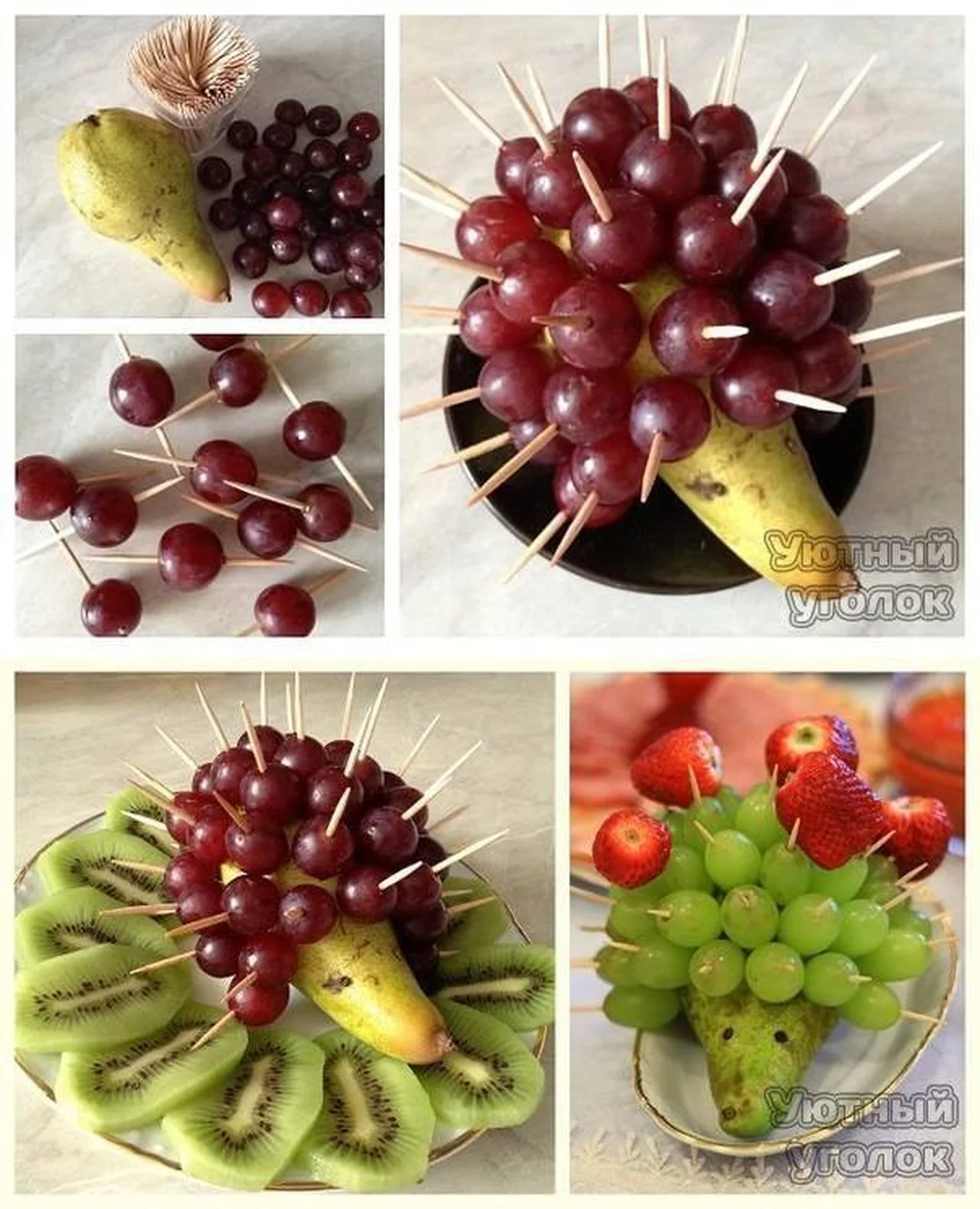 Owocowy jeż :)
