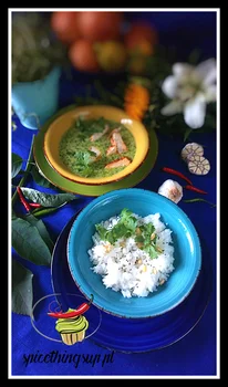 Zielone curry z kurczakiem
