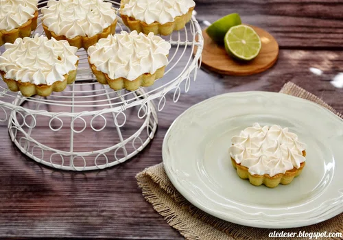 Limonkowe tartaletki z bezą