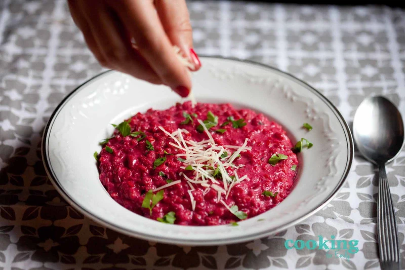 Risotto z buraczkami i mascarpone