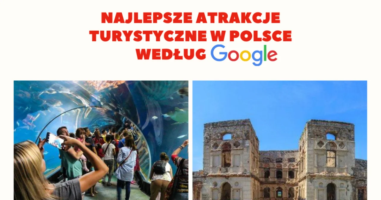 Najlepsze atrakcje turystyczne w Polsce według Google