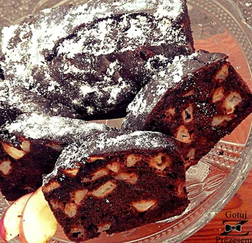 Murzynek z jabłkami! Najprostsze ciasto!