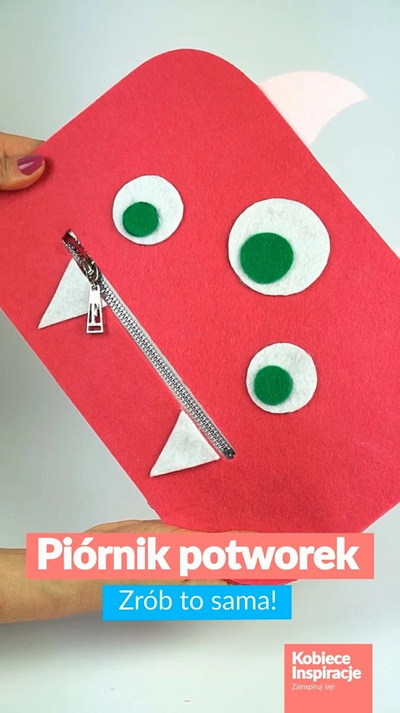 Piórnik potworek - Zrób to sama!