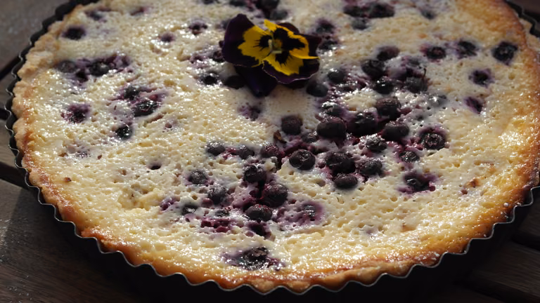 Tarta z borówkami-lekka i pyszna