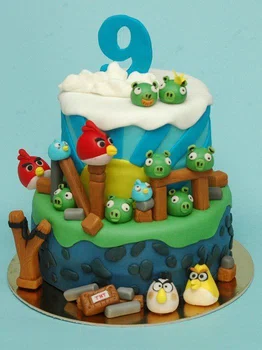 Torcik z Angry Birds