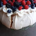 Torcik bezowy - Pavlova