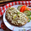 Pasta pieczarkowo-jajeczna z zieloną cebulką. Pyszne smarowidło do pieczywa.