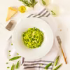 Risotto z groszkiem cukrowym