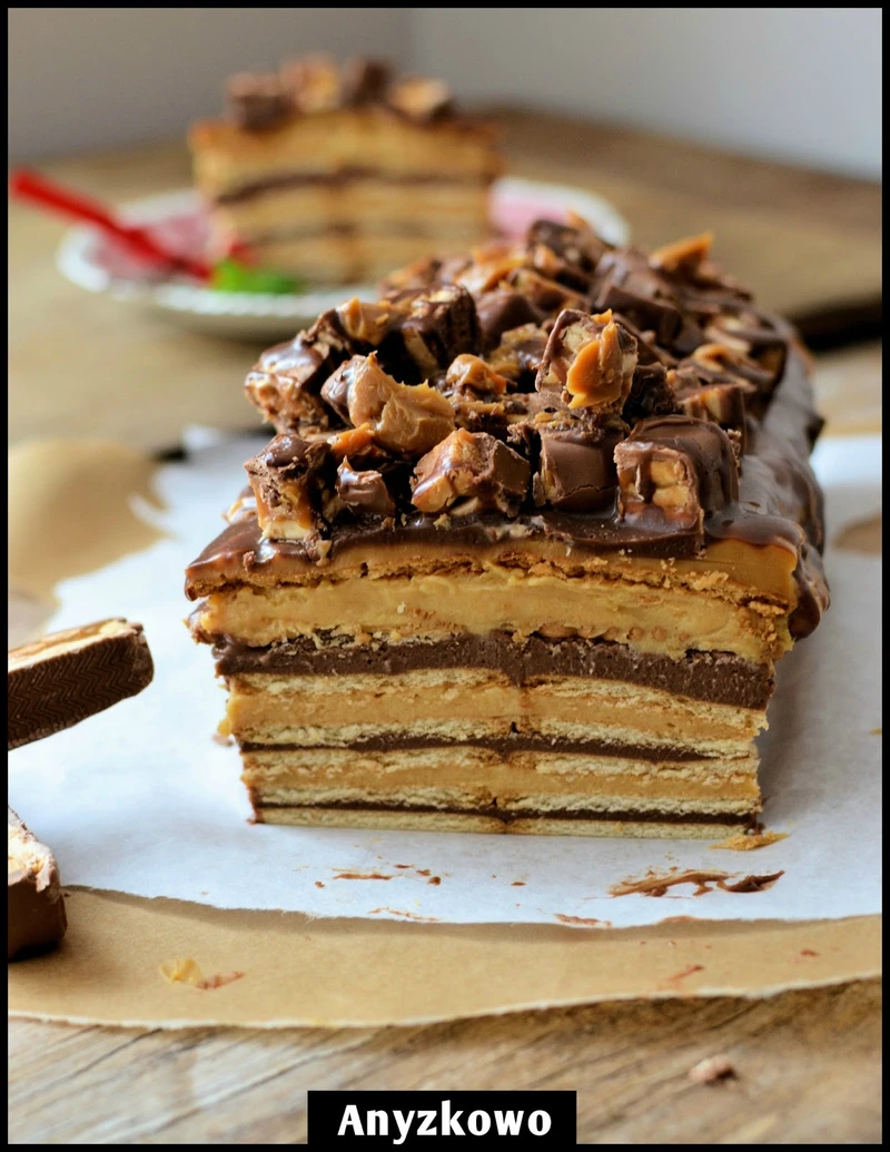 Snickers bez pieczenia