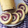Rolada jagodowa