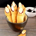Razowe paluchy wiedźmy bez cukru na Halloween