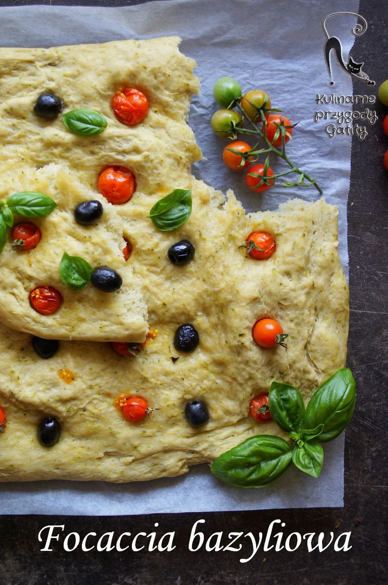 Bazyliowa focaccia