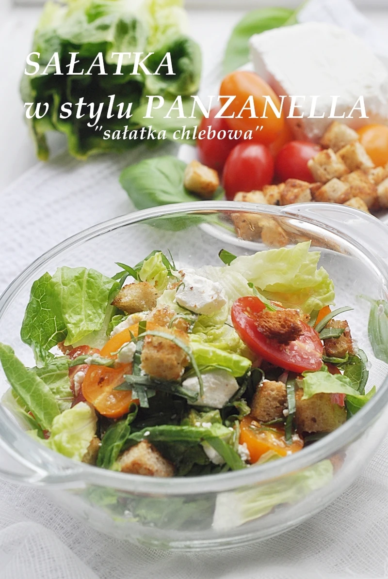 Sałatka chlebowa w stylu panzanella