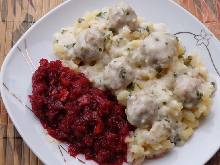 Smażone pieczarki faszerowane