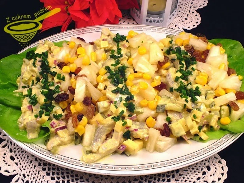 Sałatka śledziowa z curry