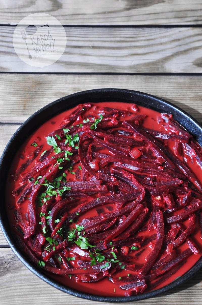 Buraki z curry i mlekiem kokosowym