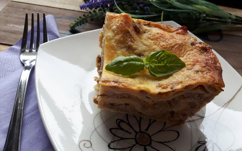 POROWA LAZAGNE Z INDYKIEM