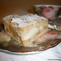 Szarlotka z budyniem