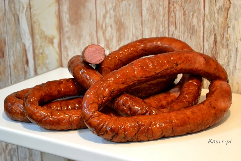 Domowa kiełbasa wędzona