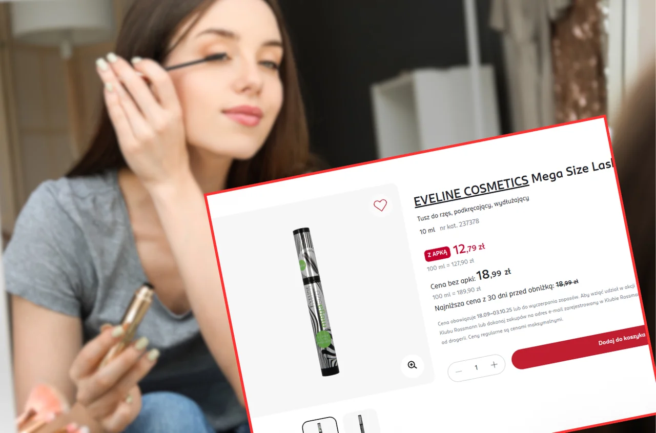 Ten tusz do rzęs z Rossmanna kosztuje tylko 12 zł, a efekt jak po zalotce! Imponujące wydłużenie bez grudek i obsypywania