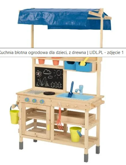 Zdjęcie Ta kuchnia z Lidla za 179 zł dla dzieci to prawdziwy sztos! Idealna na Dzień Dziecka i do zabawy w ogrodzie #2