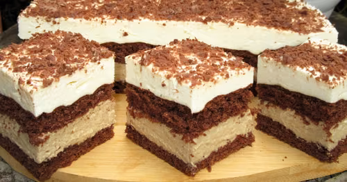 Przepyszne i łatwe ciasto Cappuccino z mleczną pianką +FILM