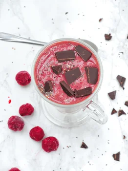 Wiśniowe Smoothie z Czekoladą