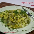 Młoda kapusta zasmażana