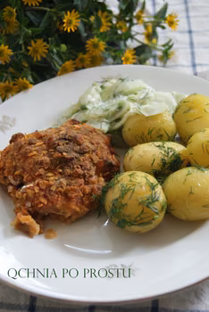 Udźce kurczaka marynowane w maślance w chrupiącej panierce