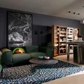 Zielona sofa