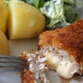 Szwajcar - kotlet schabowy z żółtym serem