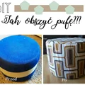 DIY,  jak obszyć pufę?