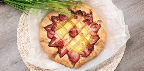 Tarta rabarbarowa