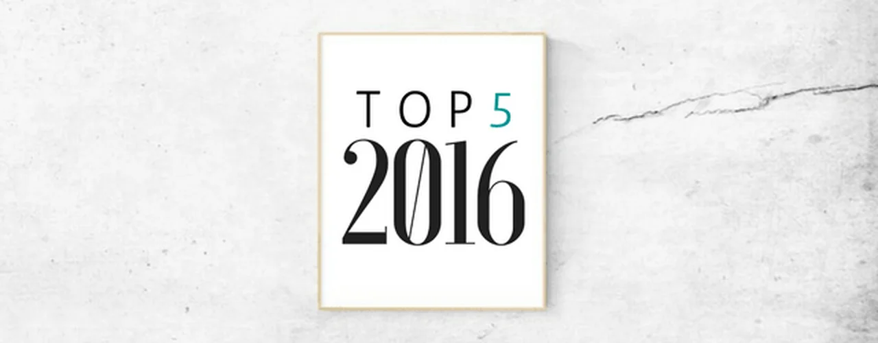5 najpopularniejszych artykułów 2016
