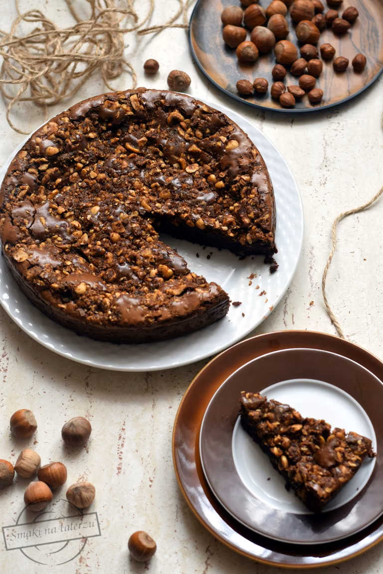 Brownie z orzechami laskowymi