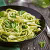 Tagliatelle ze szpinakiem