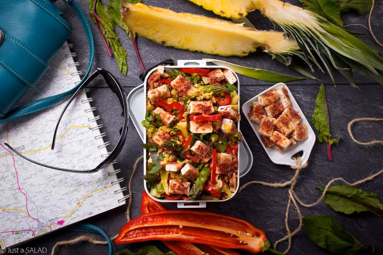 Pożywna sałatka do lunchboxa